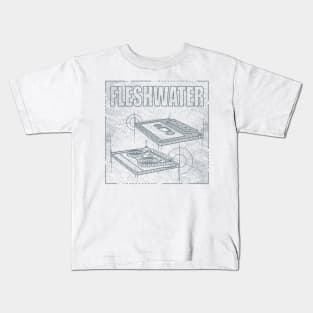 Fleshwater - Technical Drawing Kids T-Shirt